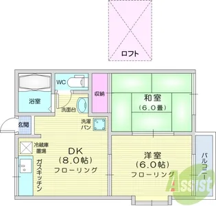 ブレーンK【2階】の間取り