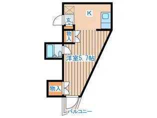 ブランドール八幡II【3階】の間取り