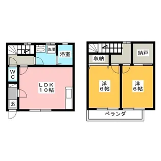 リ・ソートI【1階】の間取り