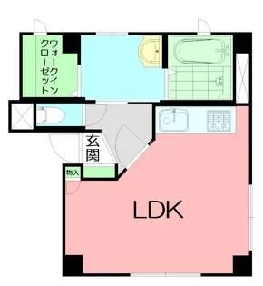 大門ビル【3階】の間取り