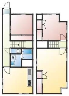 神奈川県横浜市神奈川区大口仲町【一戸建】の間取り