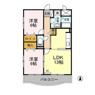 メルヴェイユ【1階】の間取り