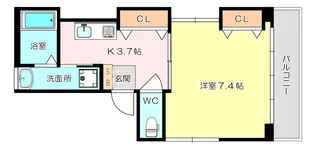 兵庫県神戸市中央区八雲通4【マンション】の間取り