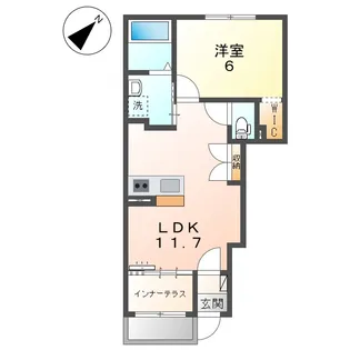 愛知県津島市兼平町2【アパート】の間取り