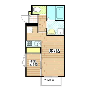 Forest Garden II【1階】の間取り