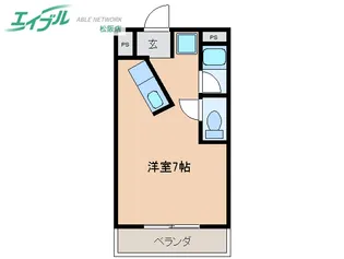 カプレーナ松阪【4階】の間取り