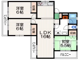 ピアレス羽根木【3階】の間取り