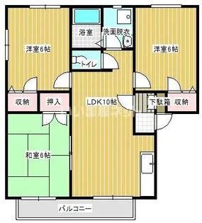 コーポEBISU【2階】の間取り