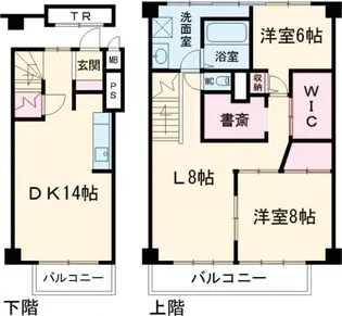 経堂セントラルマンションの間取り