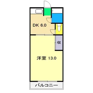 ロイヤル薊野【3階】の間取り