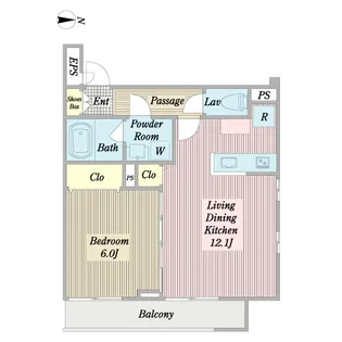 Mies 12【1階】の間取り