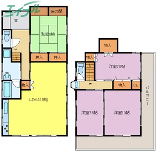 三重県伊勢市宇治浦田2【一戸建】の間取り