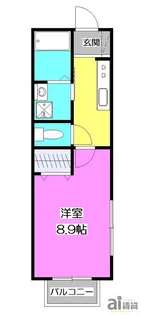 リミュル 花影【2階】の間取り