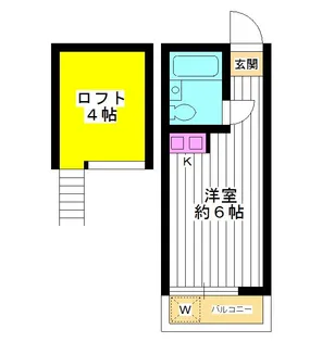 東京都練馬区小竹町1【アパート】の間取り