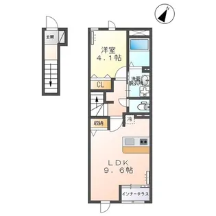 ステイゴールドII【2階】の間取り