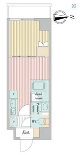 ハーモニーレジデンス東京ツリー京島【2階】の間取り