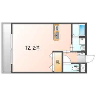 ソレイユ旭【2階】の間取り