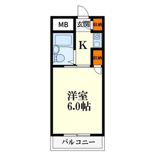 大阪府大阪市東淀川区北江口4【マンション】の間取り