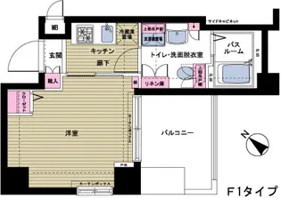 フェニックス日本橋浜町壱番館【8階】の間取り