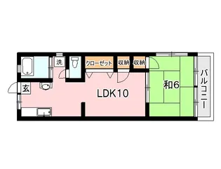 上荒田福永ビル【3階】の間取り