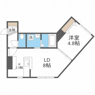 デイズ発寒南【3階】の間取り