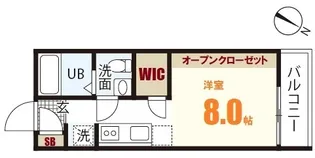 トワスール八木【3階】の間取り
