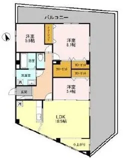 埼玉県和光市本町【一戸建】の間取り