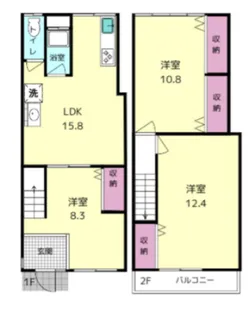 奈良県奈良市西木辻町【一戸建】の間取り