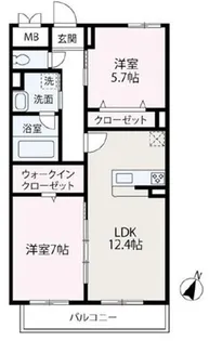 東京都練馬区土支田4【マンション】の間取り