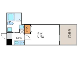 フェリーチェ妙蓮寺【1階】の間取り