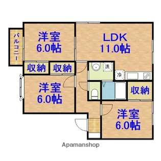 タウン国分寺台 G棟【1階】の間取り
