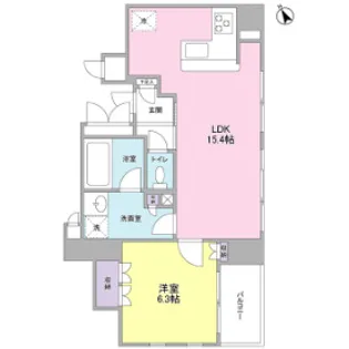 東京都中央区湊3【マンション】の間取り