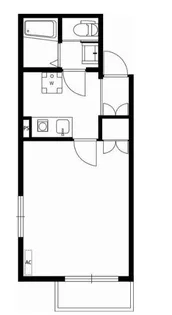 神奈川県川崎市高津区二子1【アパート】の間取り