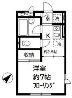サザンヒルズ【1階】の間取り