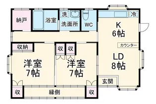 静岡県浜松市浜名区中瀬【一戸建】の間取り