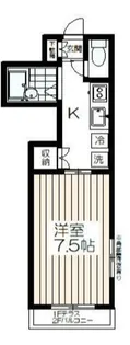 東京都八王子市大塚【アパート】の間取り