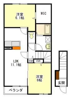 シエラ【2階】の間取り