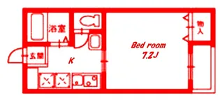 クルーセ小杉【1階】の間取り