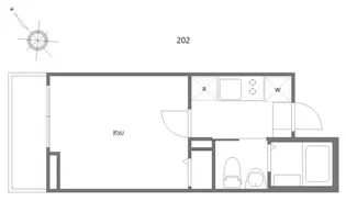 エッグストラート【2階】の間取り