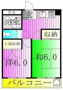 第2中村マンション【2階】の間取り