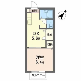 ヴィオラ真木【2階】の間取り