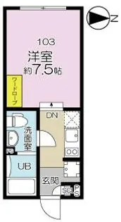 LAPiS下目黒【1階】の間取り