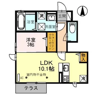 D-style【1階】の間取り