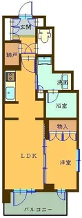 神奈川県川崎市多摩区登戸【マンション】の間取り