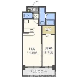 ラヴィクレール【1階】の間取り