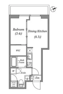 オーパスホームズ芝公園【4階】の間取り