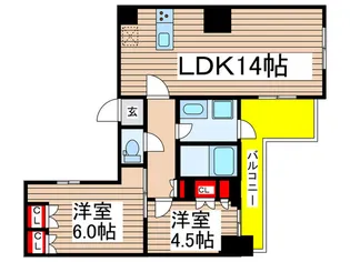 コンフォリア成増グリーンサイド【3階】の間取り