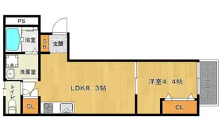 ラフィーノ泉中央【1階】の間取り