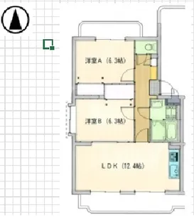 ユーミーグレース【4階】の間取り