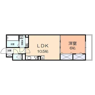 アマービレもとすみ【1階】の間取り